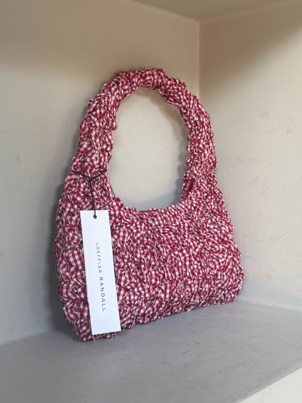 Loeffler Randall Smocked Mini Hobo Bag NWT $295